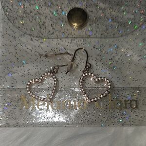 Rose Gold Heart Earrings